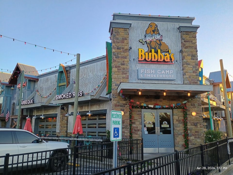 Restaurant exterior in Myrtle Beach.