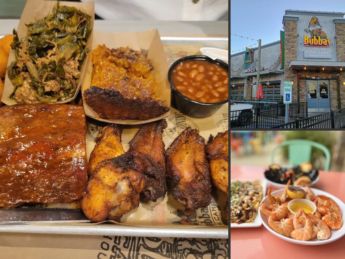 Smoked meats served with classic Southern sides.